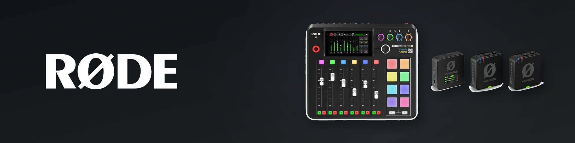 Rode, micrófonos para producción, podcast y streaming - distribuidor en Colombia